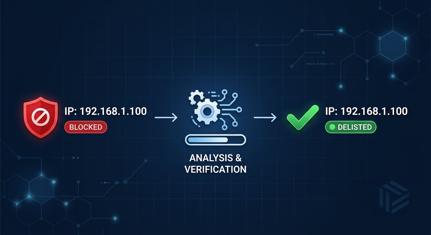 PortChecker IP Blacklist Checker tool - check if your IP is blacklisted